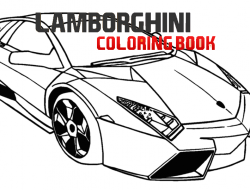 Jeu Lamborghini livre de coloriage .
