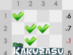 Jeu Kakurasu quotidien 
