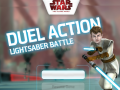 Jeu Star Wars Duel Action Lightsaber 