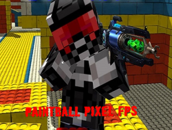Jeu FPS de pixels de paintball 