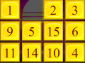 Game 4x4 Number Slider