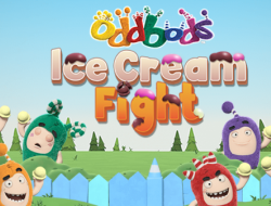 Jeu Oddbods Combat de crème glacée.