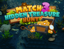 Jeu Match 3: Chasse au trésor cachée 