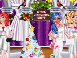 Jeu Fête de Noël blanche .