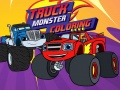 Game Truck Monster Coloring