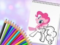 Jeu Cute Pony Coloring Book