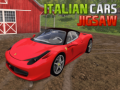 Game Italian Cars Jigsaw 