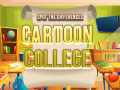 Game Spot the Differences Cartoon College