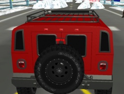Jeu Chasse-neige Jeep conduite 