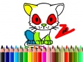 Jeu Back To School: Cat Coloring