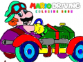 Game Mario Driving Coloring Book