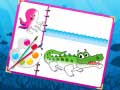 Jeu Sea Creatures Coloring Book