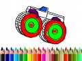 Game Back To School: Monster Truck Coloring
