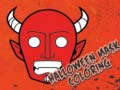 Game Halloween Mask Coloring Book