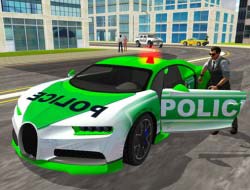 Jeu La police poursuit le vrai chauffeur de flic