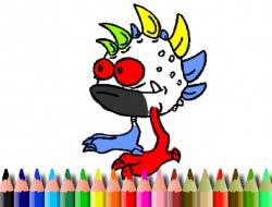 Jeu Retour à l'école: cahier de coloriage Halloween 
