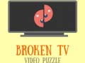 Game Broken TV Video Puzzle