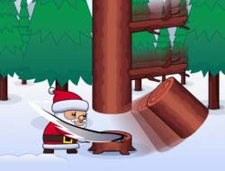 Jeu Bûcheron Santa 