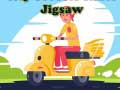Jeu City Scooter Rides Jigsaw