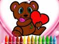 Game Animals Valentine Coloring