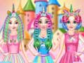 Game Princesses Rainbow Unicorn Hair Salon