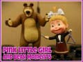 Game Pink Little Girl and Bear Moments