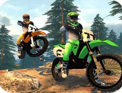Jeu Racing de moto hors route en montée