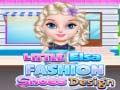 Game Little Elsa Fashion Shoes Design