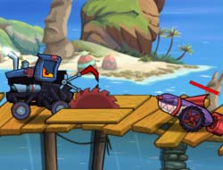 Jeu Voiture mange une aventure en mer de voiture