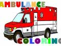 Game Ambulance Trucks Coloring Pages
