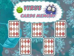 Jeu Mémoire des cartes de virus 