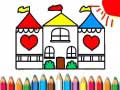 Game Doll House Coloring Book