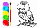 Game Eagle Coloring Book