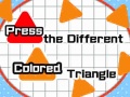 Game Press The Different Colored Triangle