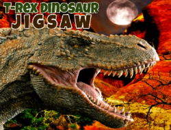 Jeu Puzzle T-Rex Dinosaur 