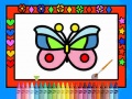 Game Color and Decorate Butterflies