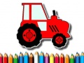Game Easy Kids Coloring Tractor