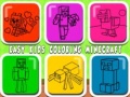 Game Easy Kids Coloring Minecraft