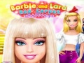 Jeu Barbie and Lara Red Carpet Challenge