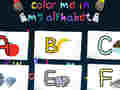 Game Color Me In My Alphabet