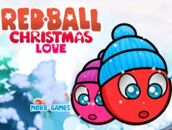 Jeu Amour de Noël boule rouge 