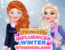 Jeu Influenceur princesse Winter Wonderland