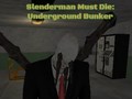 Jeu Slenderman Must Die: Underground Bunker