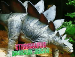 Jeu Puzzle de dinosaure stégosaure 