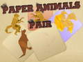 Game Paper Animals Pair
