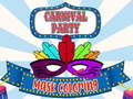 Game Carnival Party Mask Coloring