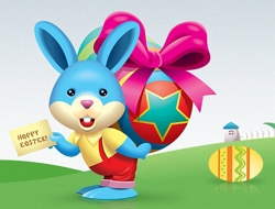 Jeu Toboggan de lapin de Pâques 