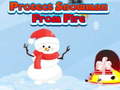 Jeu Protect Snowman From Fire
