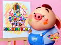 Game Back To School Coloring Book Pig