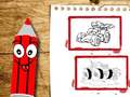Jeu Back To School Cars Coloring Book